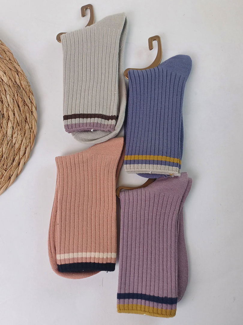 womens-socks-code251-footini جوراب زنانه ساق بلند کد251 ZA-فوتینی