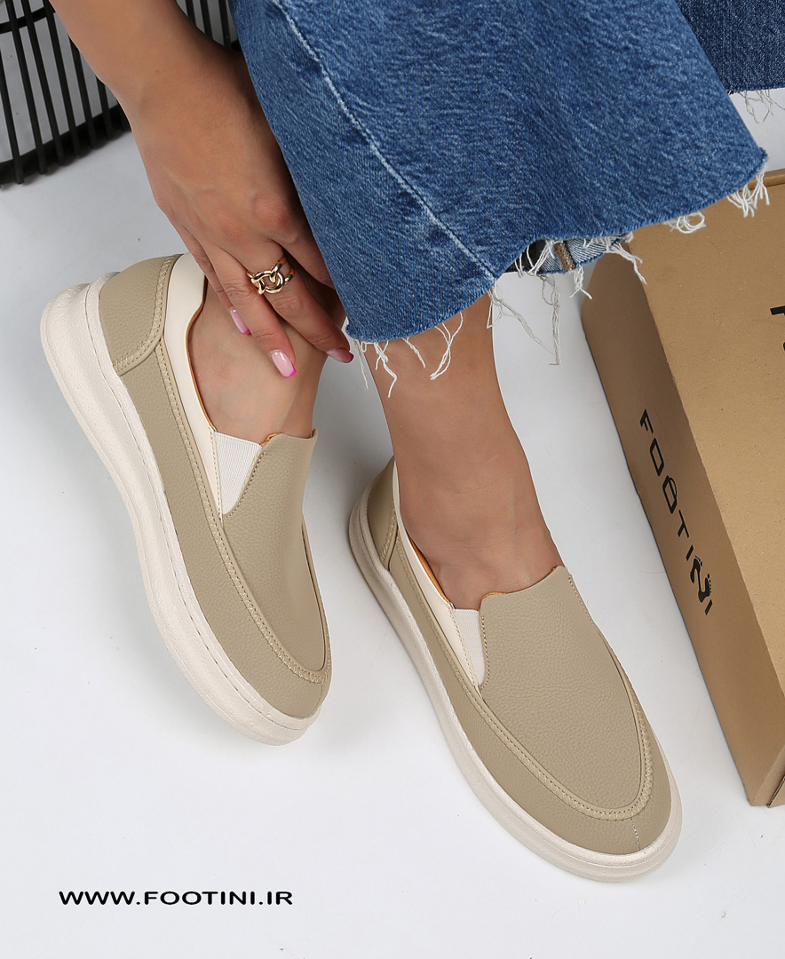 Woomans-shoes-ot-cream-3 کفش - کالج راحتی BD OT
