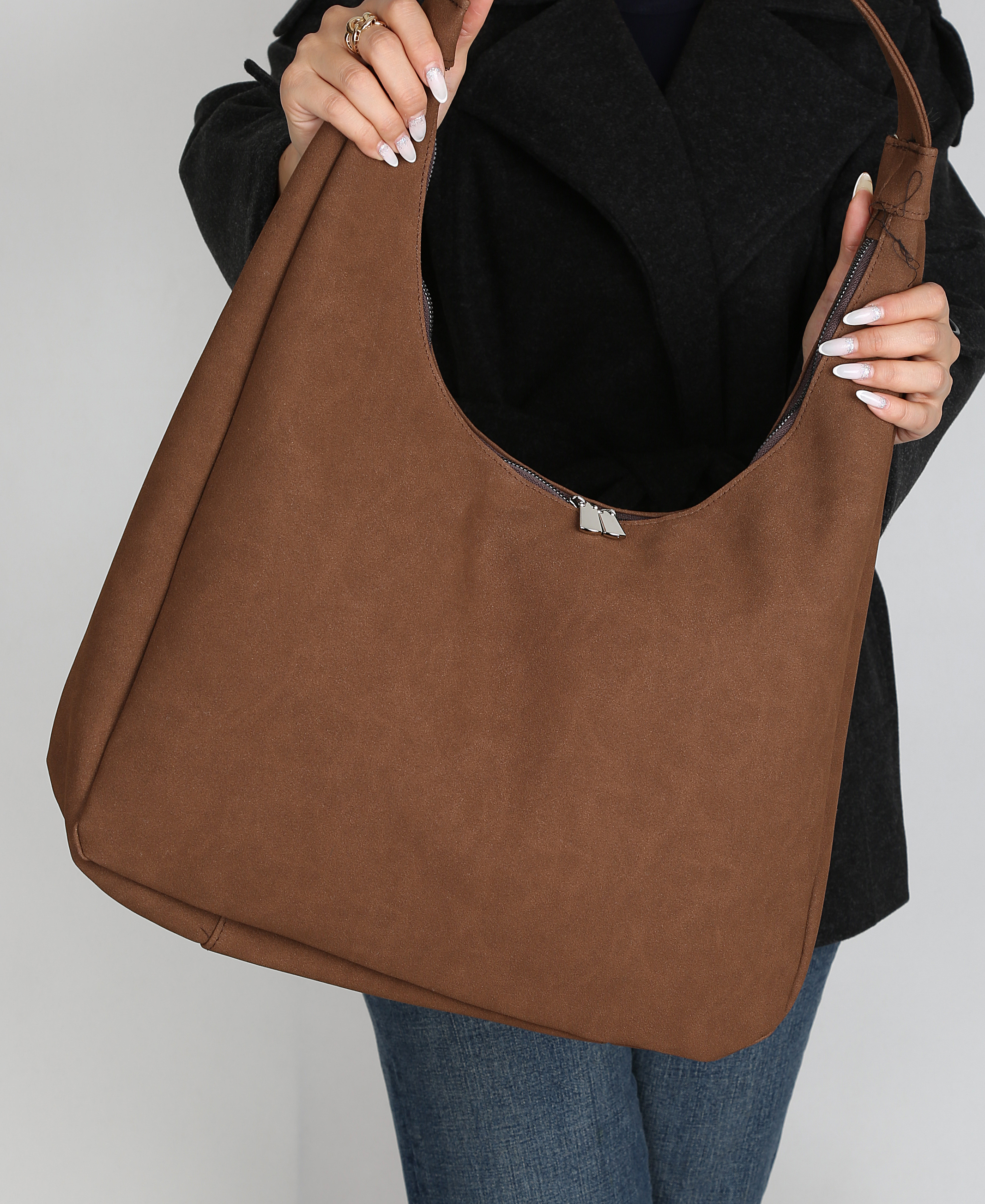 کیف زنانه دوشی جیر بزرگ 183 AM کیف زنانه دوشی جیر بزرگ 183 AM