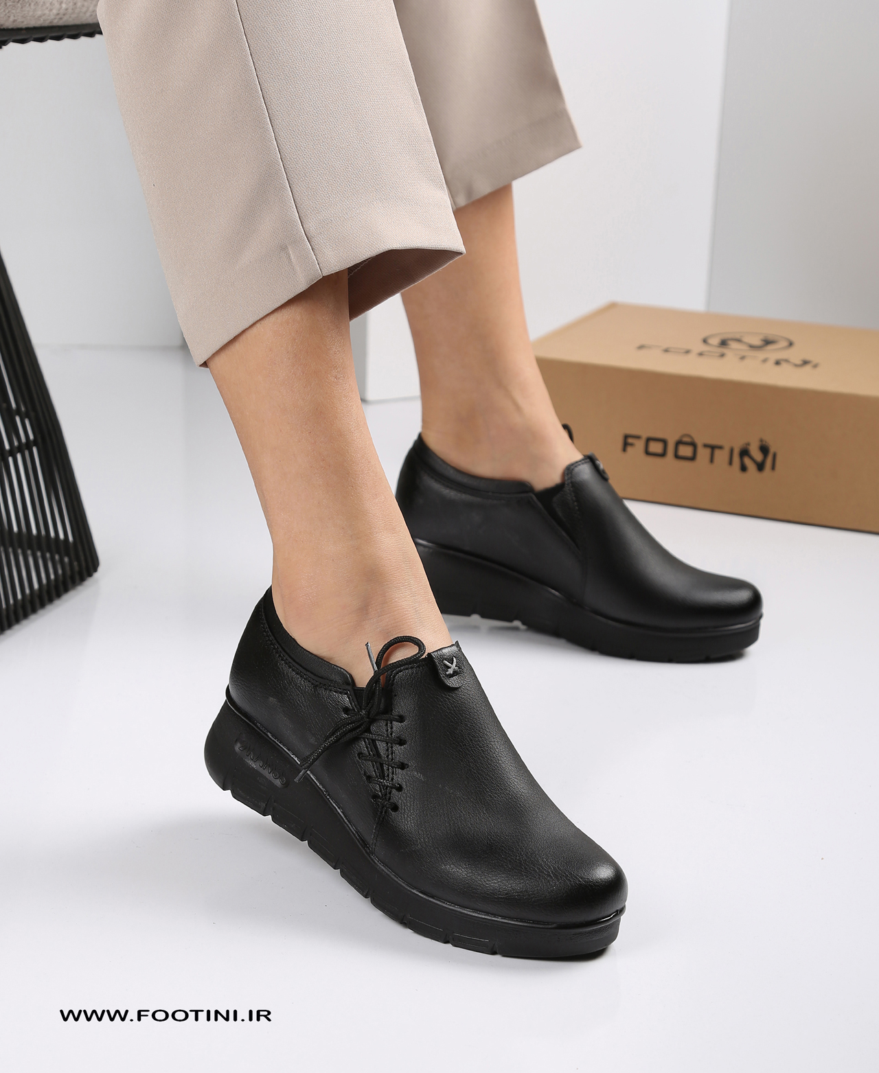 V76A3062 کفش طبی زنانه بغل بندی BT - Image 1