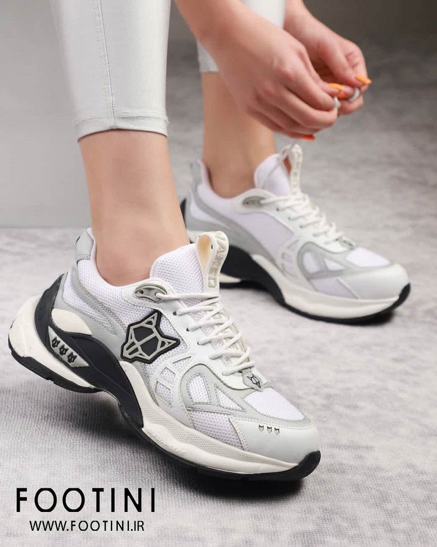 کتونی Naked wolfe سفید مشکی