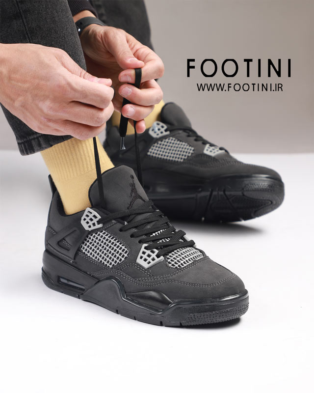 کتونی نایک جردن 4 مردانه رنگ مشکی