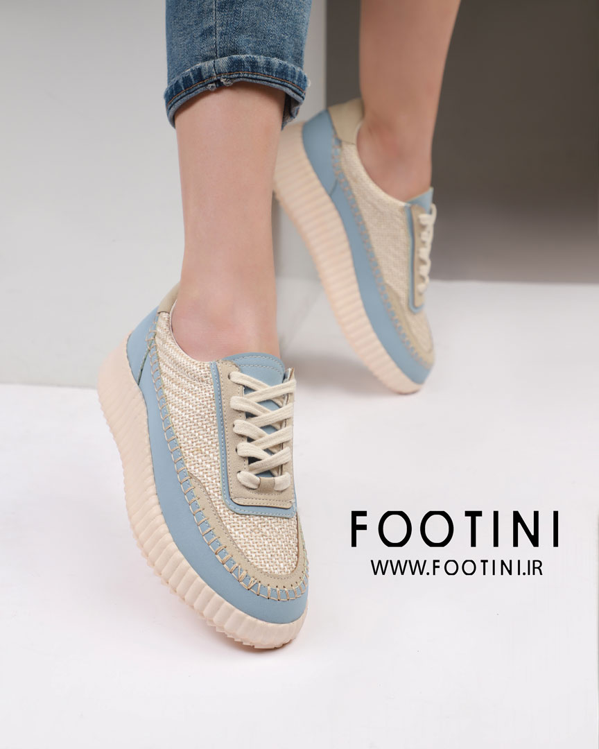 کتونی کنفی ایزابلا کرم آبی