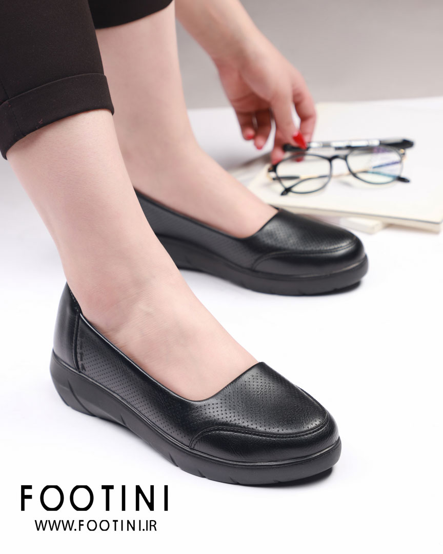 کفش طبی عروسکی جولی رنگ مشکی