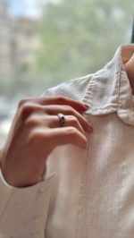 شومیز لینن لمهدار - تصویر 3