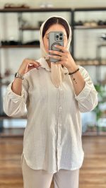 شومیز لینن لمهدار