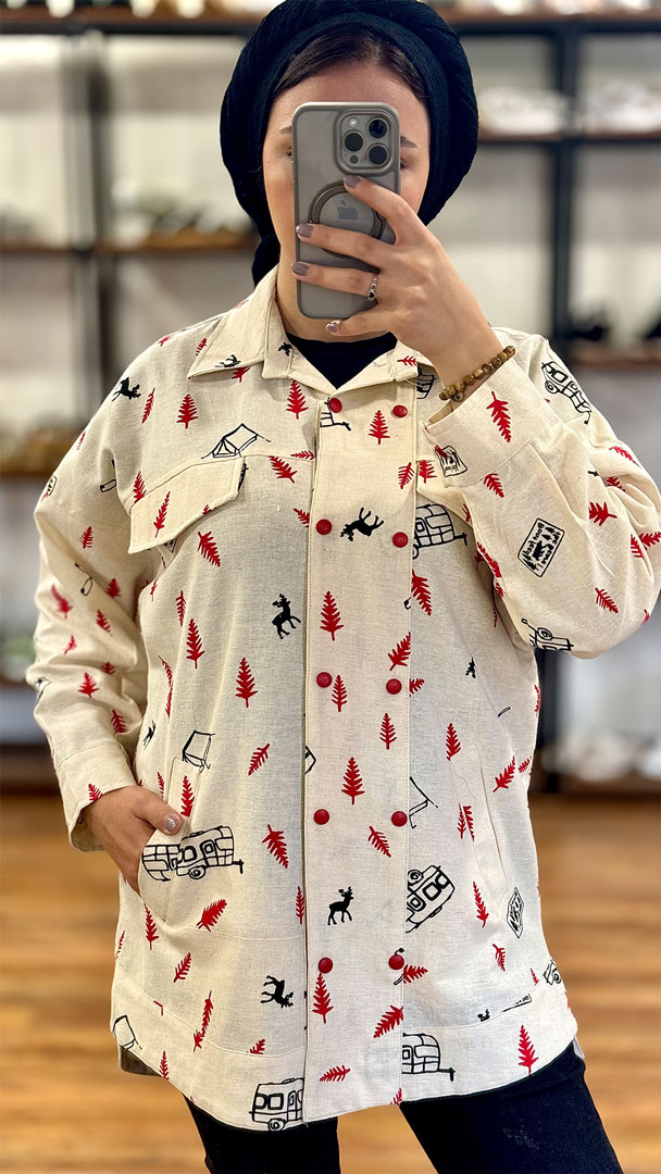 شومیز لینن ماندانا