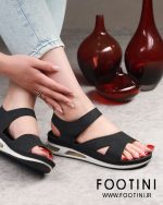 صندل رکابدار طبی نورا مشکی