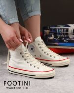 کتونی آل استار کانورس رنگ شیری