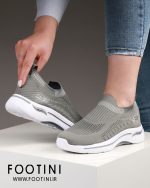 کفش کتونی زنانه اسکیچرز جورابی MH 870 - Image 5