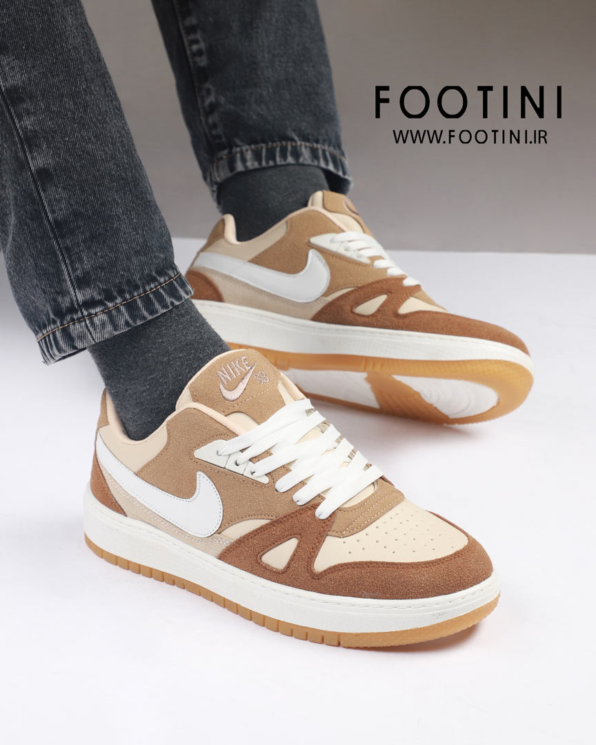 کفش کتونی مردانه نایک SB کرم