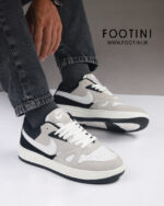 کفش کتونی مردانه نایک SB سفید طوسی