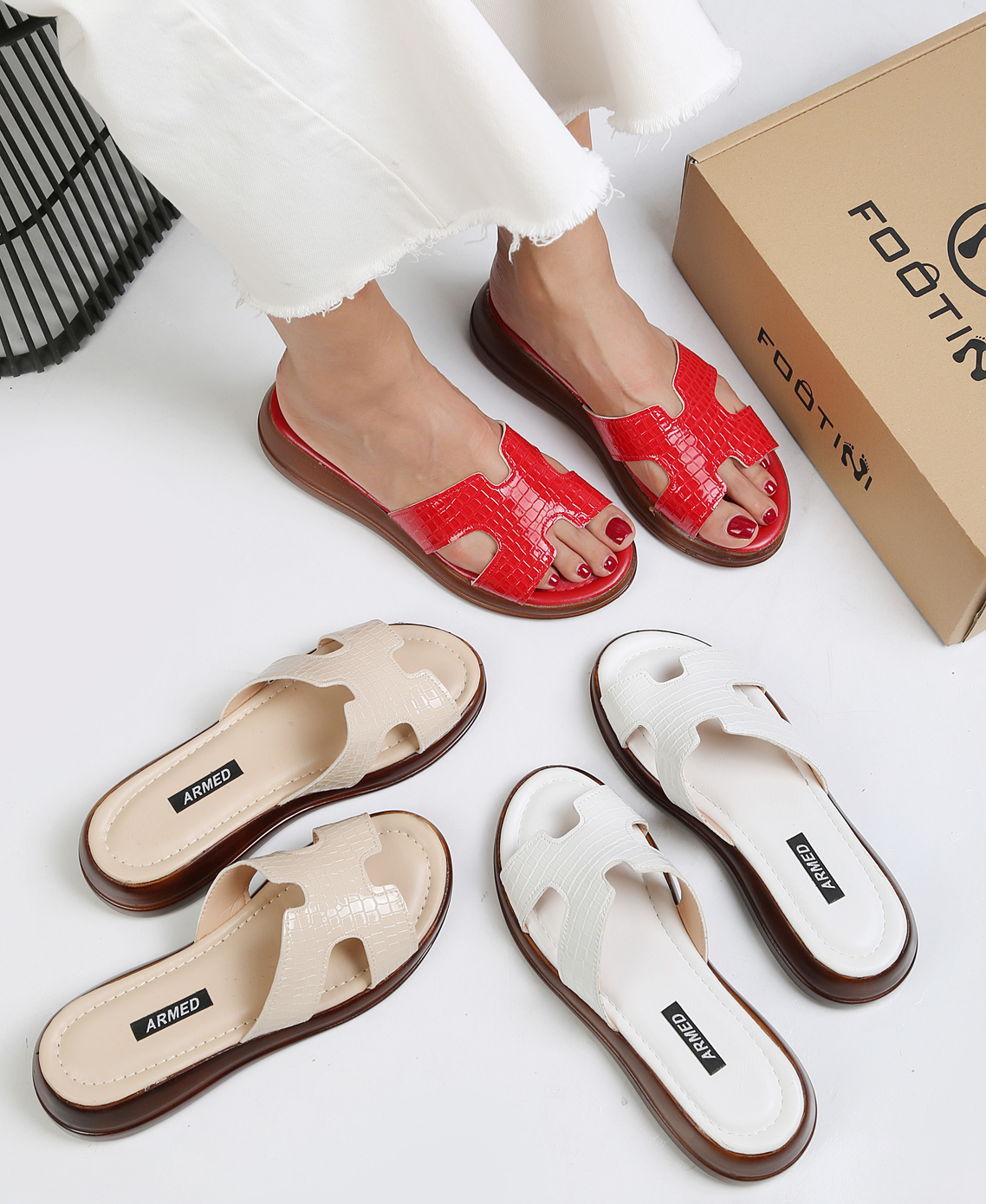 اسلیپر طبی زنانه هرمس سنگی FR