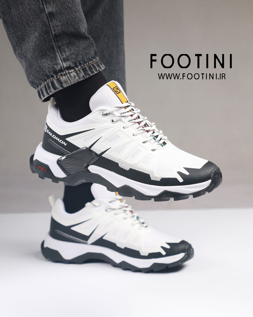 کتونی مردانه کراس 5 سفید مشکی