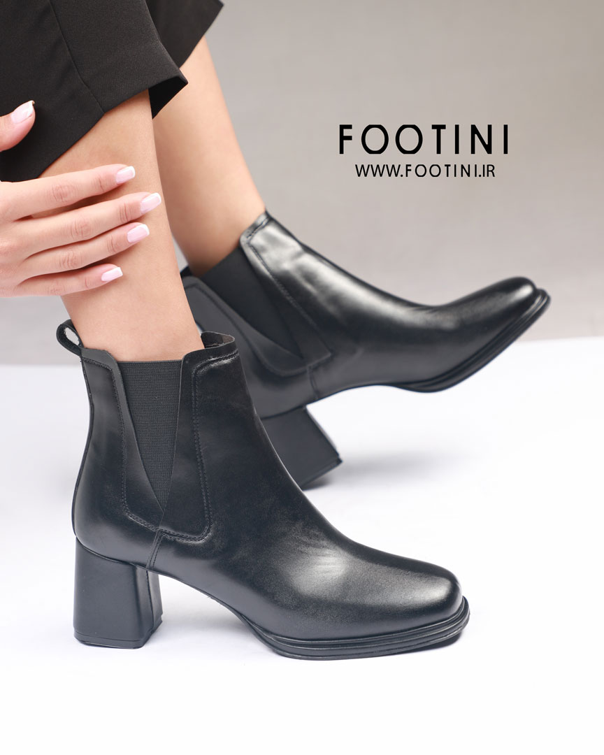 نیم بوت زنانه پاشنه بلند Riozana مشکی