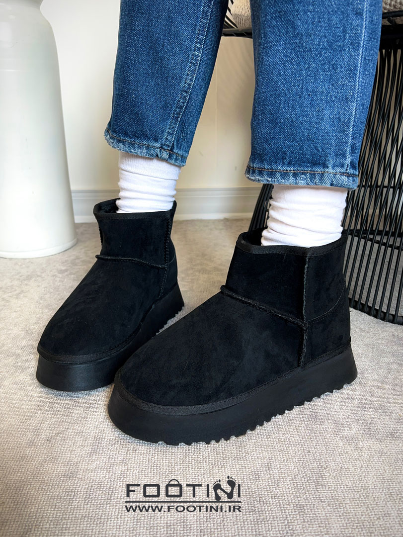 نیم بوت آگ زنانه UGG PA لژدار-مشکی