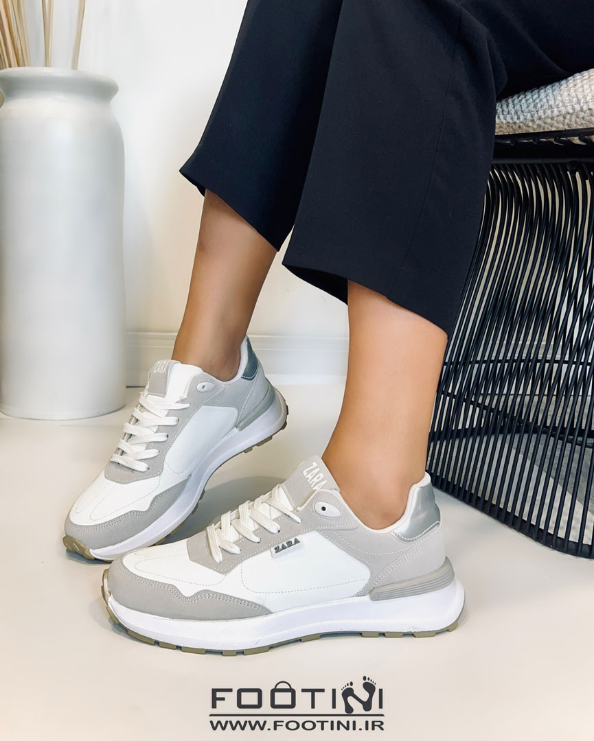 womens-sneakers-zara-code1165-white-gray2 کتونی زنانه zara کد 1165 SR-سفید طوسی