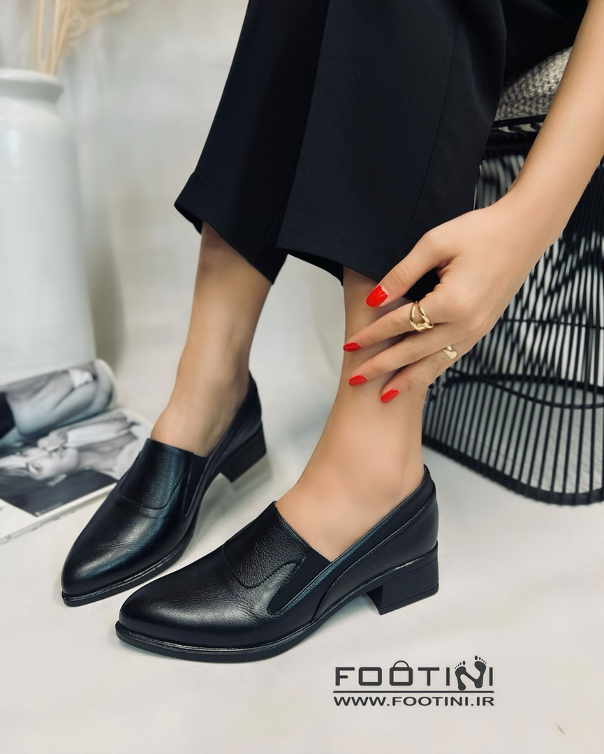 کفش زنانه پاشنه دار کد 504 BT-مشکی