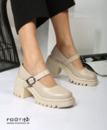 کفش لوفر عروسکی پاشنه 7سانت داکوتا MR - Image 5