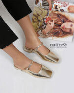 کفش مجلسی جلوبسته زنانه RO HAZEL-طلایی