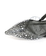 کفش مجلسی نگینی کد1006 پاشنه 5سانت MR-مشکی