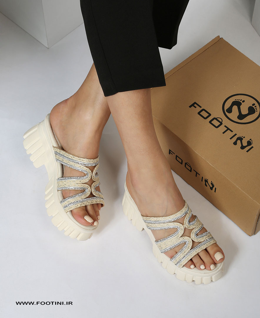 woomans-sandal-medical-hosna-cream صندل طبی زنانه لژ 7 سانت حسنا HP