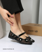 کفش زنانه عروسکی گلدار آتوسا HP