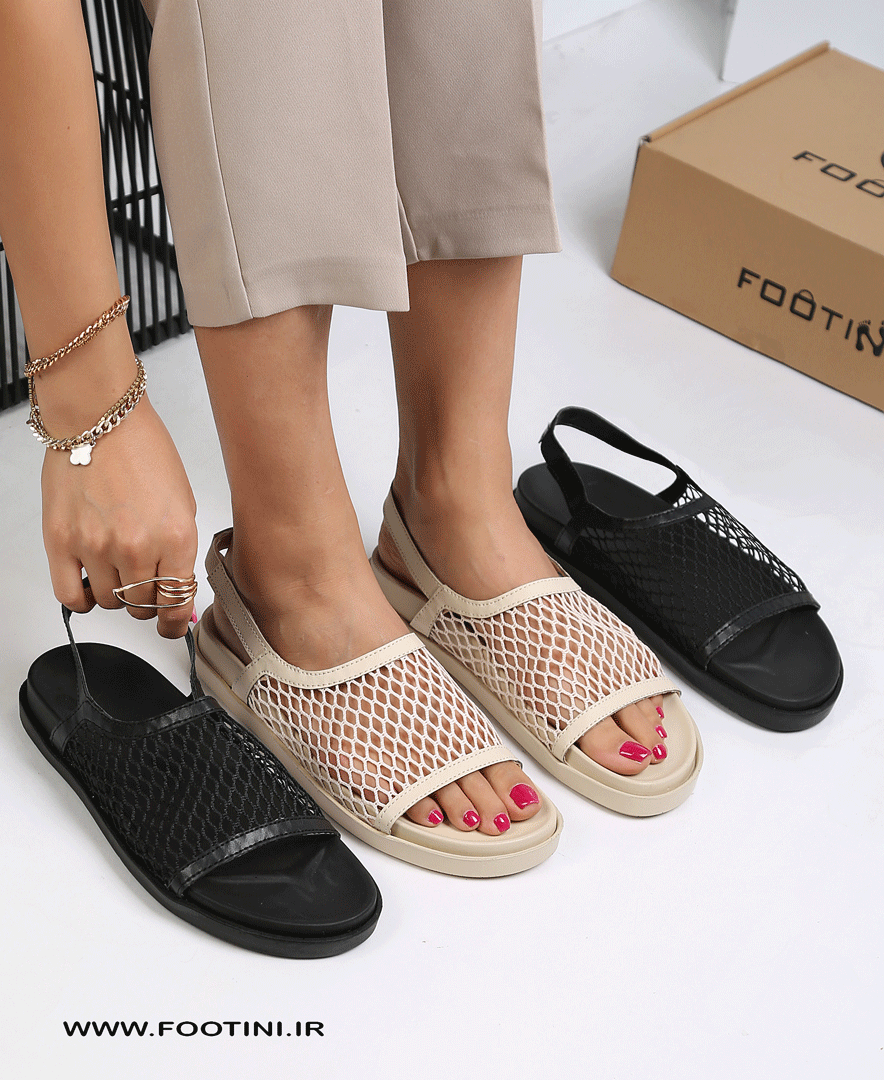 صندل رکابدار توری 9876 MRT