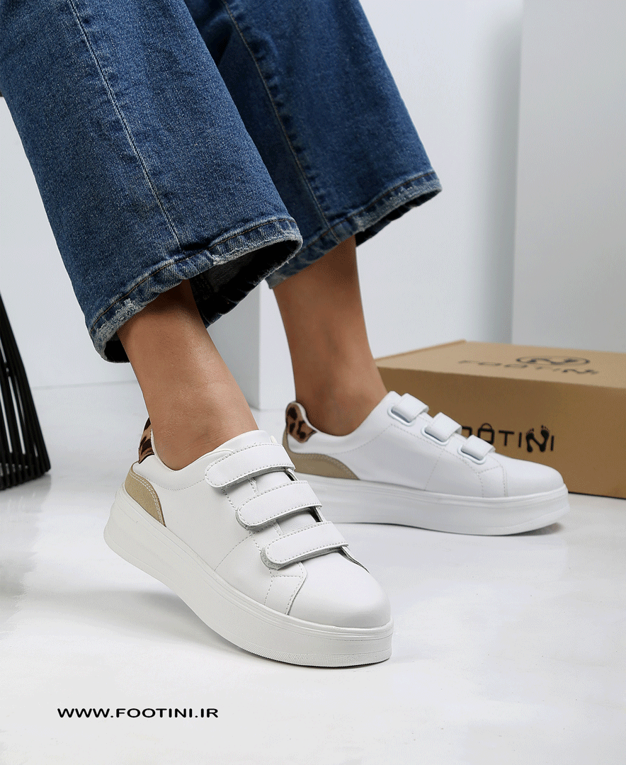 کفش کتونی زنانه سه چسب Bambi