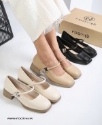 کفش کالج عروسکی چرم طبیعی 632 SHE