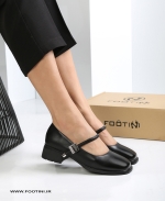 کفش کالج عروسکی چرم طبیعی 632 SHE