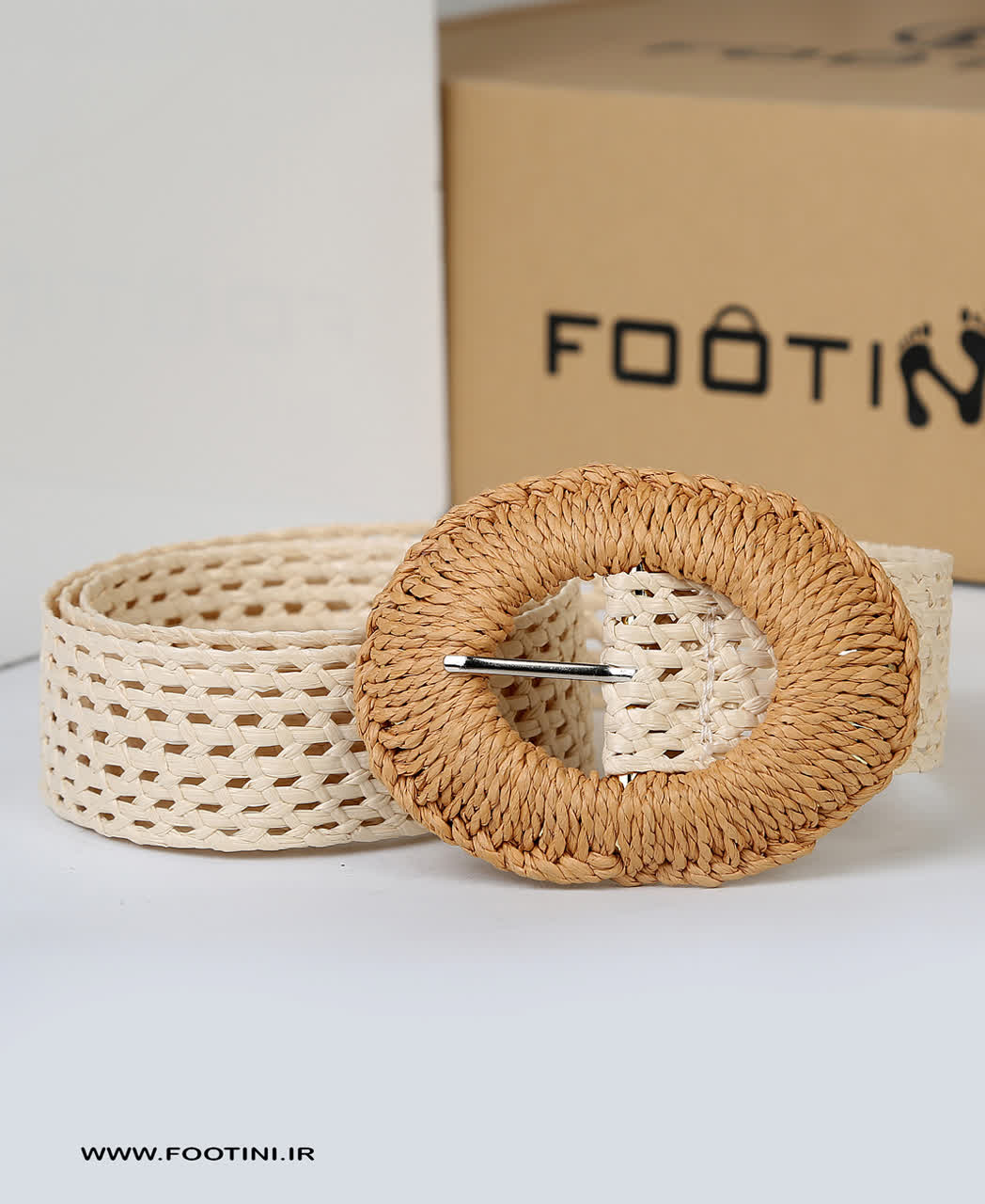 کمربند زنانه سگک حصیری 093 PRS