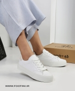 کفش کتونی زنانه لژدار 916 سفید BD