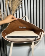 کیف زنانه چرم قایقی زارا 101 AM