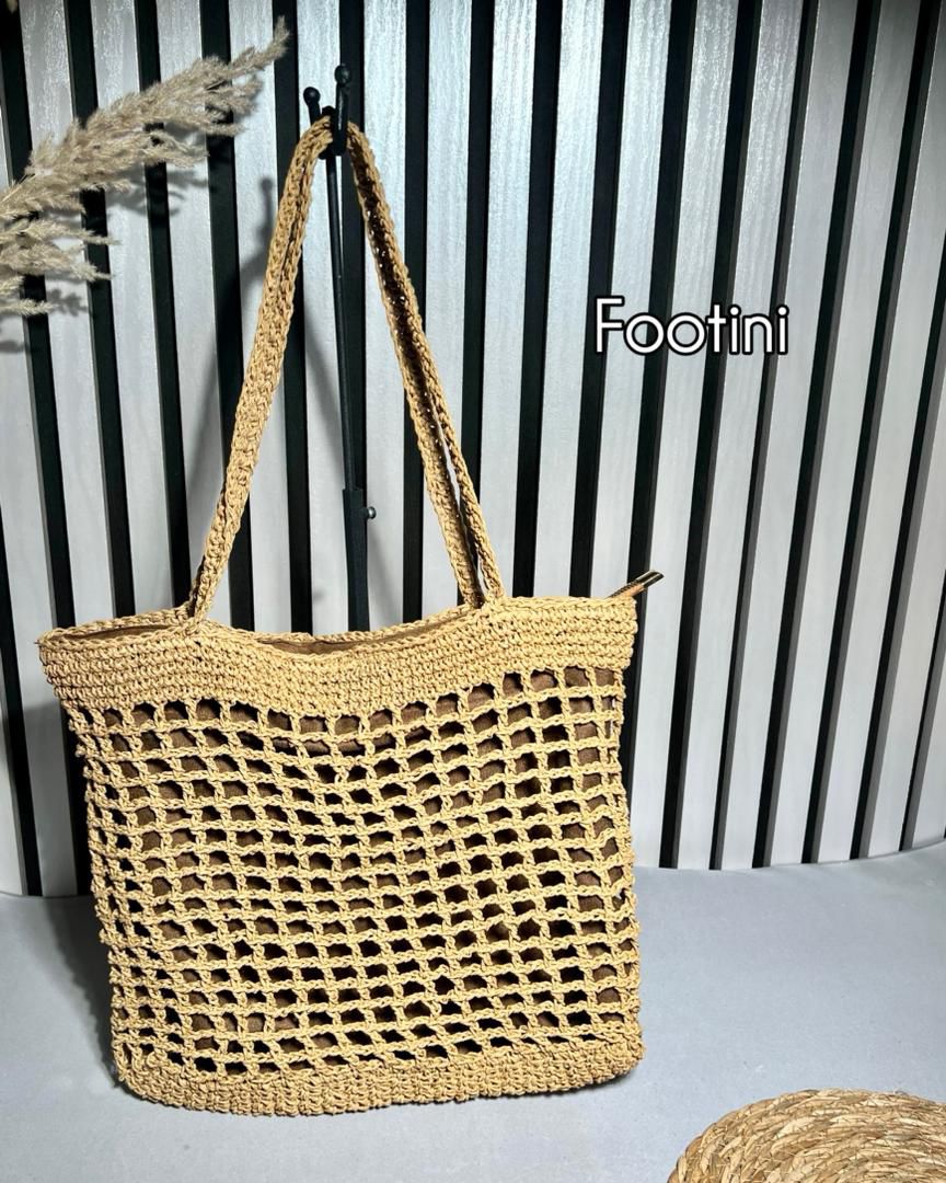 کیف زنانه رافیا حصیری 09 AM