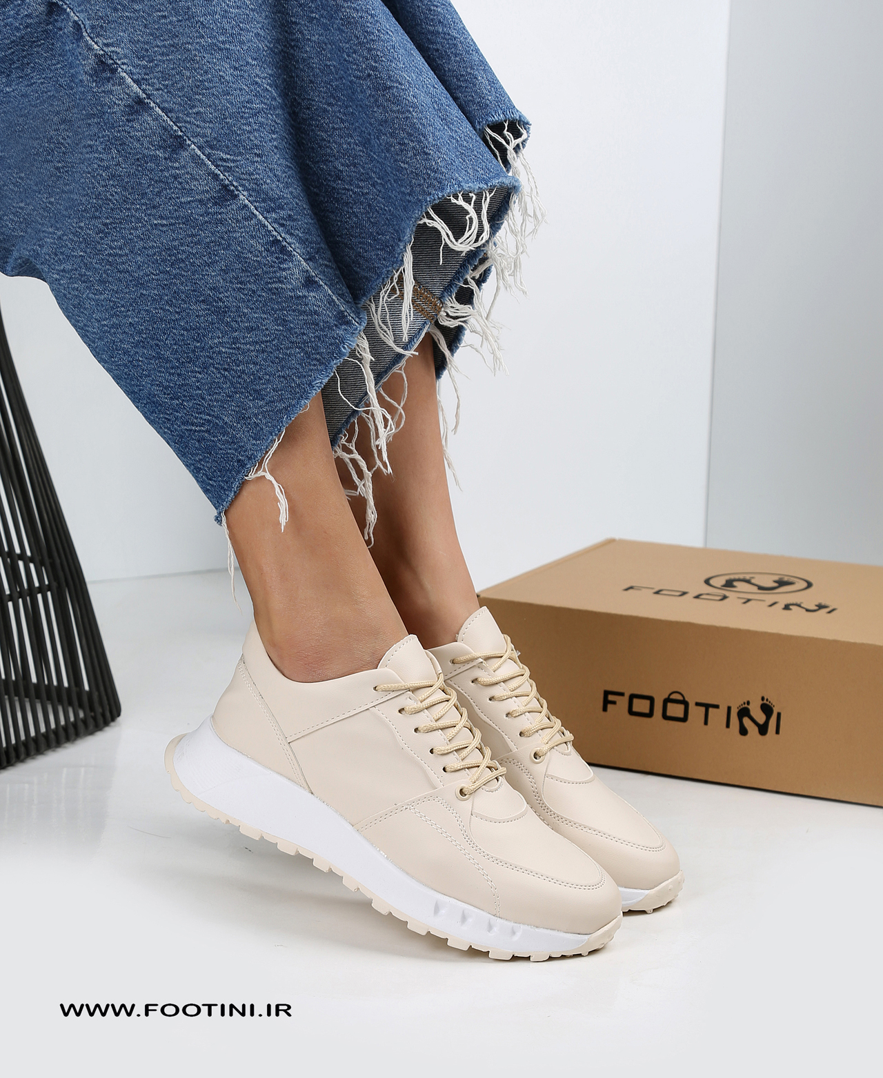 woomans-shoes-king-cream-1 کتونی زنانه راحتی MR KING