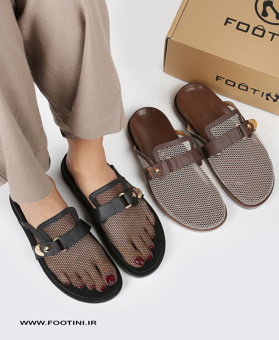 اسلیپر دمپایی توری زنانه GT