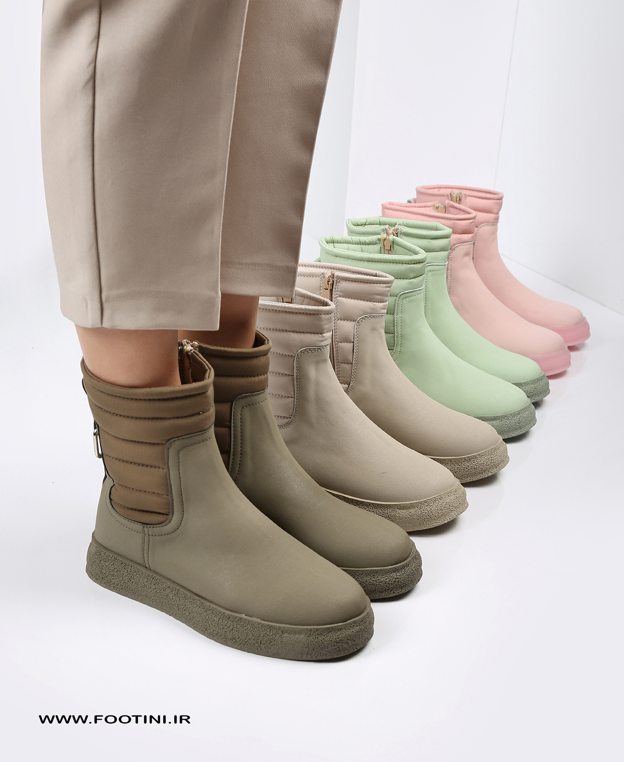 نیم بوت زنانه کد 8384 MR