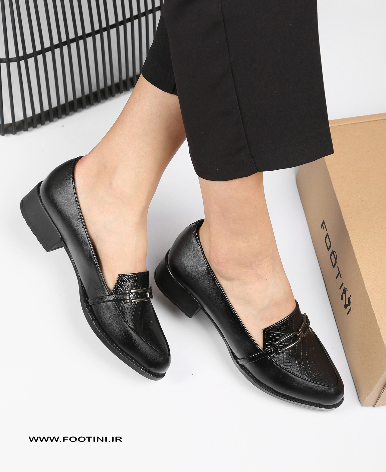 کفش زنانه پاشنه 3 سانت راما BT