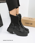 بوت زنانه جلو زیپ 8373 MR - Image 3