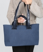 کیف زنانه جیر یزرگ دو بند 177 AM