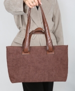 کیف زنانه جیر یزرگ دو بند 177 AM