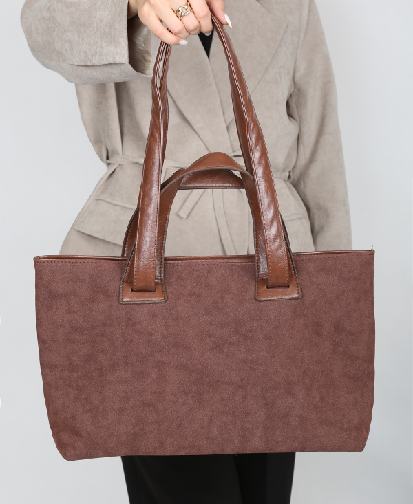 کیف زنانه جیر یزرگ دو بند 177 AM