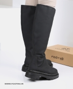 نیم بوت بلند بغل زیپ  زنانه 6002 MR - Image 9