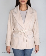 کت بیسکوییتی آستین سه دکمه MNR