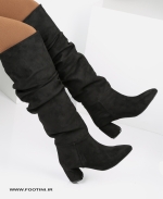 بوت بلند چروک پاشنه بلند MR - Image 5