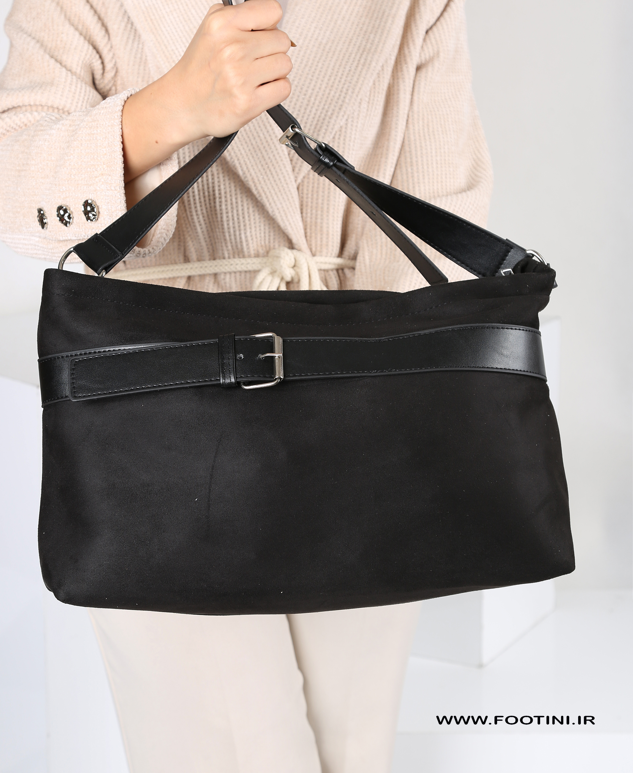 کیف زنانه دوشی جیر کمربندی 189 AM