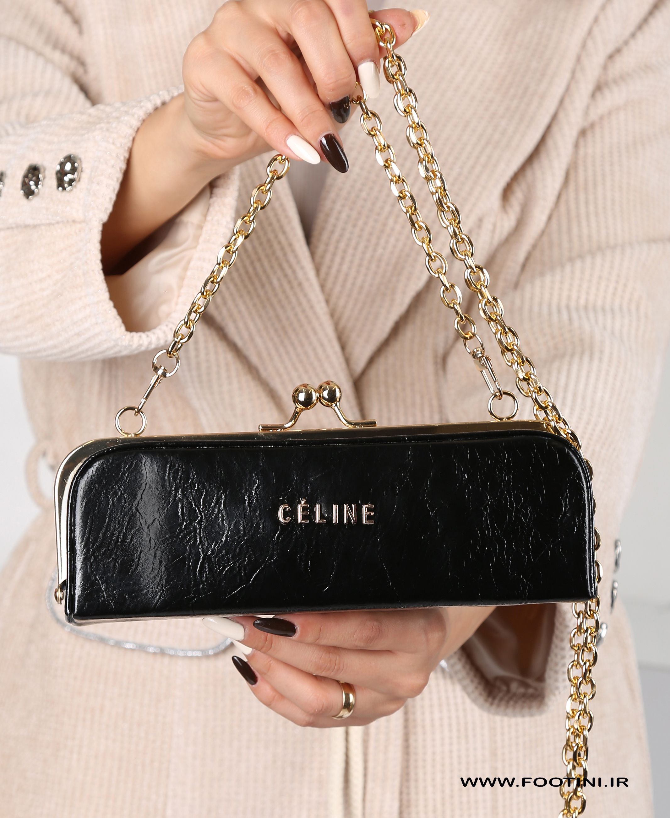 کیف زنانه مجلسی مدل سلین 198 AM