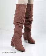 بوت بلند چروک پاشنه بلند MR