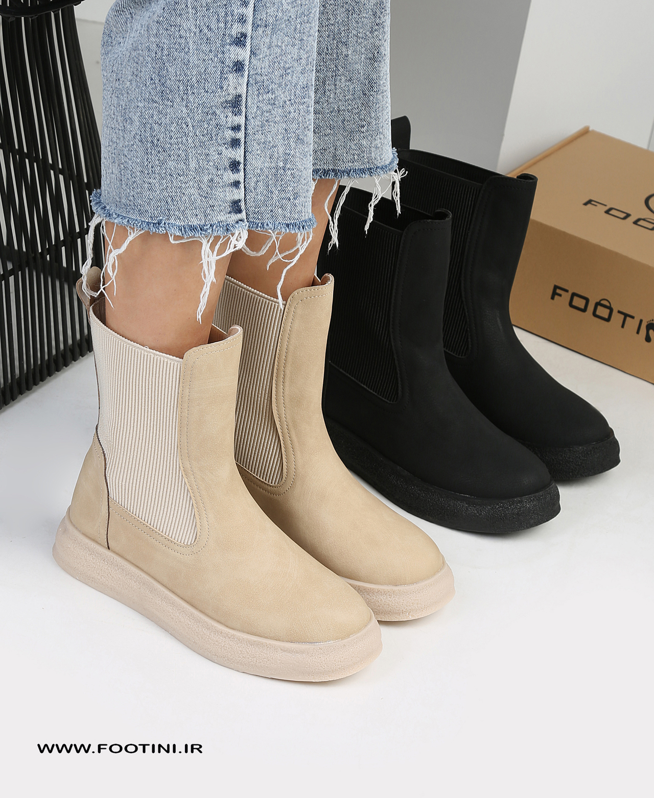 نیم بوت زنانه کشی 8417 MR